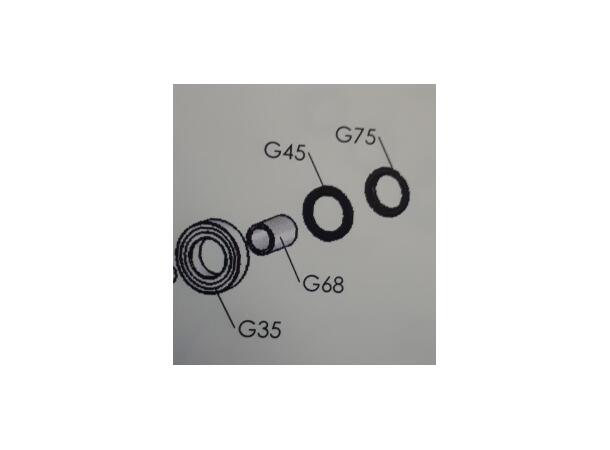 Simmerring 50x70x10 G45/I61 GARDA