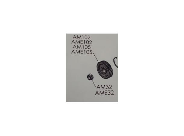 AME32/S32 låsemutter M27x2 MEC