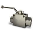 Kulekran 1/4" 500bar 2-veis