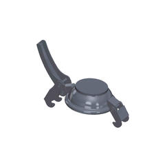 OM deksel m/hunkobl. 6"/ Ø150