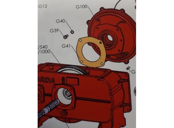 G41 pakning (I57) For GARDA