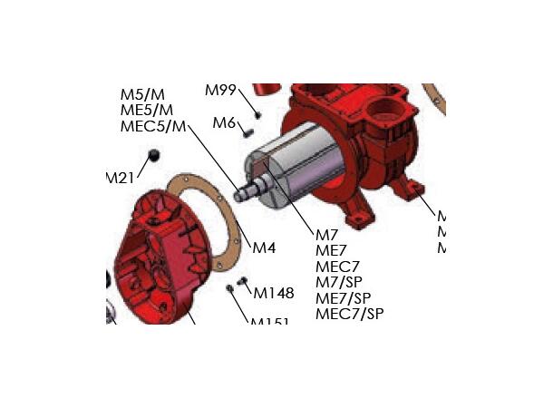 MEC5/M rotor MEC4000