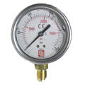 Manometer 0-250bar Ø63  R1/4" Uttak under