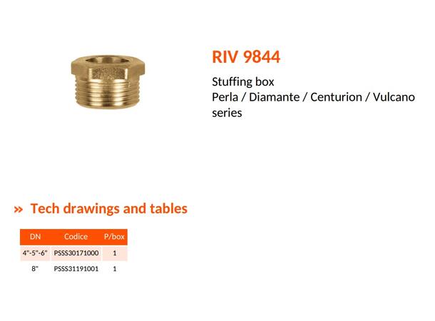 RIV STOPPMUTTER 4"5"6".