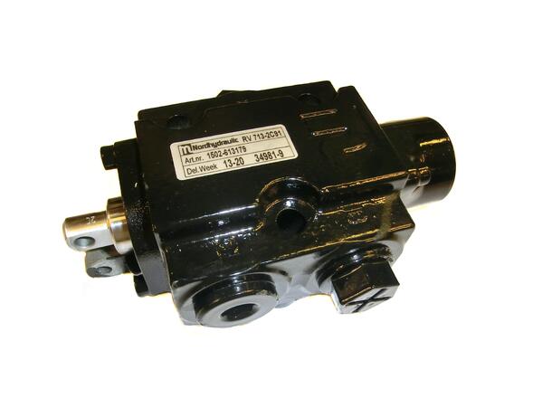Tippstoppv. 2/2 RV713/2C91 3/4" mekanisk sleide trekkes ut