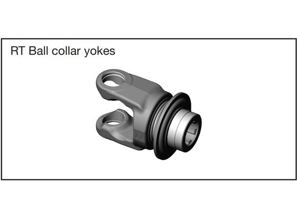 GAFFEL S8 1 3/8"-Z21  Ball Collar Kryssmål Ø34,9 x 93,5