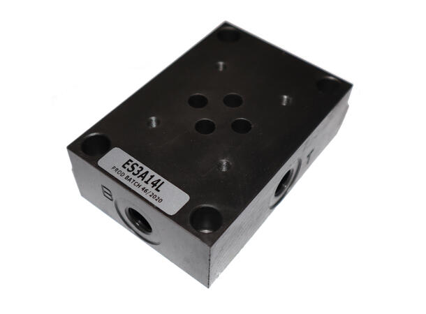 Underplate NG06 1/4" bsp Side porter, Stål