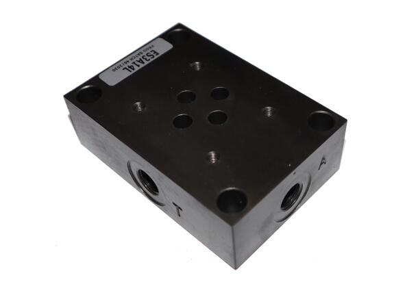 Underplate NG06 1/4" bsp Side porter, Stål