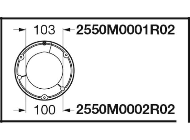 LØPERING BYPY SFT SH-S0 - INDRE SH-S0.  Ø100,0 x 146,0mm