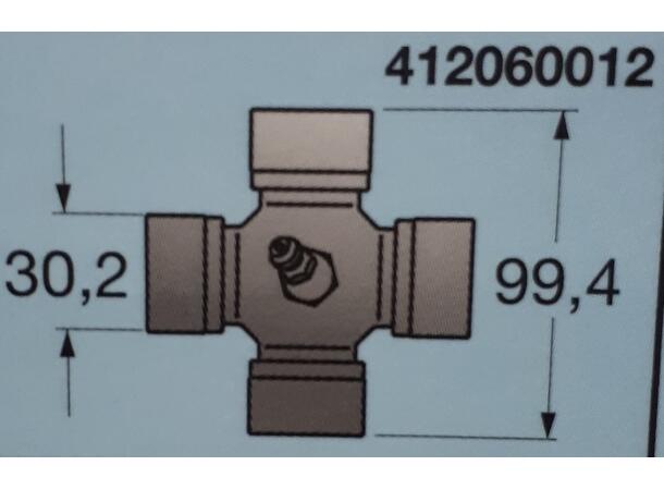 KRYSS BYPY STR.6  99,4x30,2, 80° Vid-v. 8t  standard-kryss