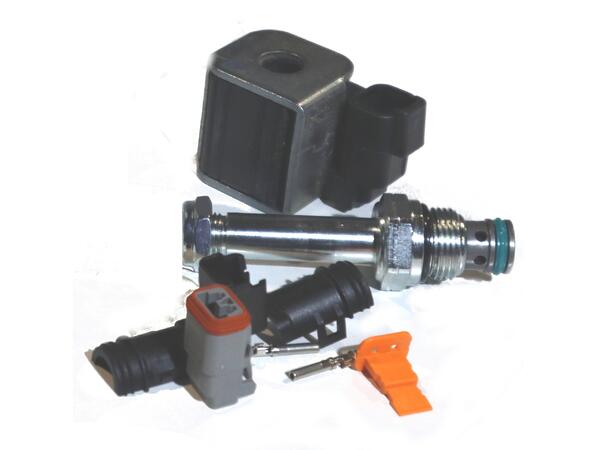Magnetventil 24 vdc for omløpsventil For pumpe F1, T1,  F2 og F3
