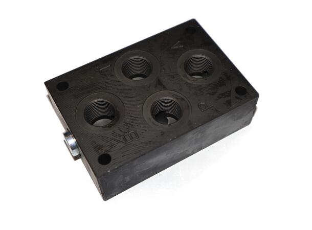 Underplate NG06 3/8" bsp porter under, Stål