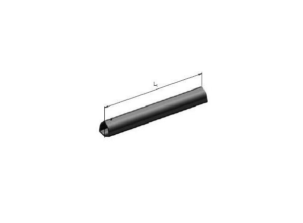 PROFILRØR G8 Ø45,0x5,5mm. 1,0M G8 / 107 - indre  1,0 meter