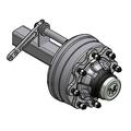 Nav Q80x500 8/220/275. Mek.brems 300x90 8-bolt - 4000kg/40kmt