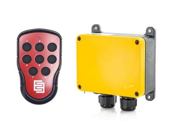 Radiostyring 8 funksjoner 12-24V 2.4GHz Panther
