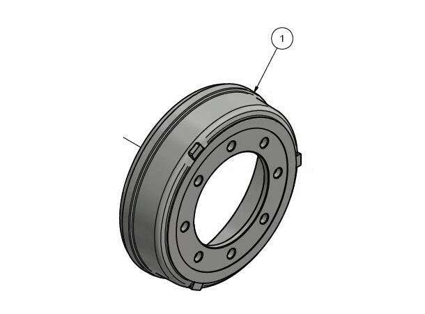 bremsetrommel 10-bolt 400x80 M22