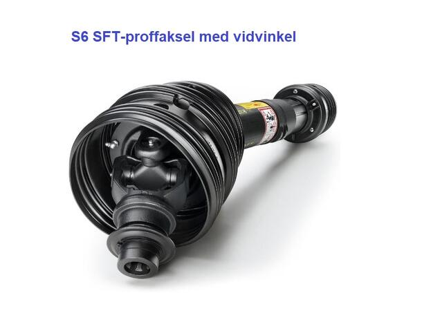 BYPY AKSEL SFT S6 80° vid-v. CROCC std. Uten gaffel på redskapsiden