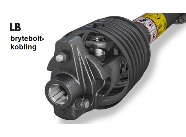 Bypy aksel SFT m/LB7 2700Nm 1 3/8" CROCC Kryss mål, 30,2 x 91,5mm