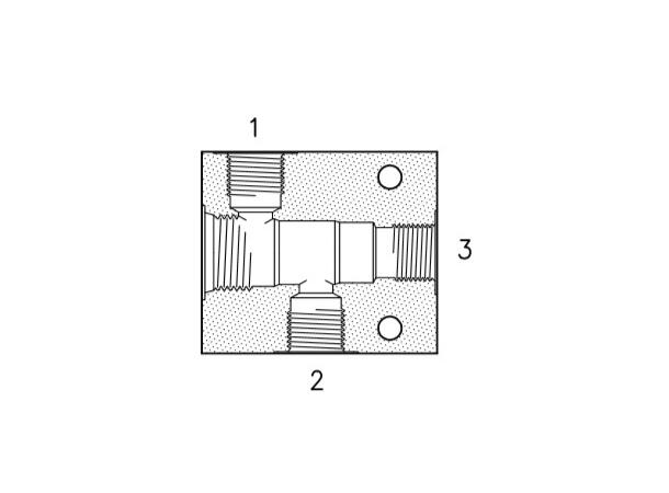 Hus for 30/3 1/2" stål 30-C3-B08/FE