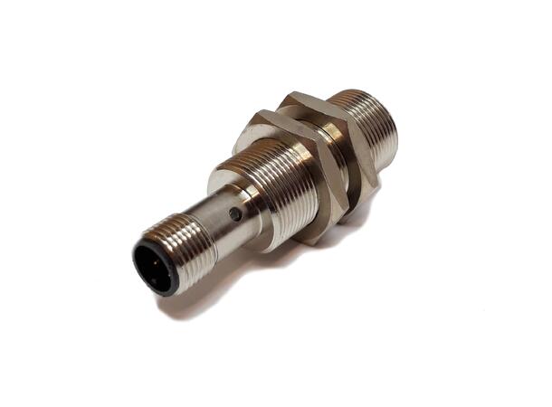 Induktiv giver M18 PNP NO M12-kontakt Innbyggbar Sn: 5,0mm