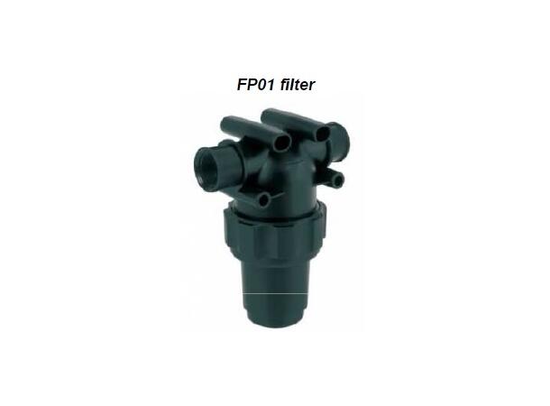 Filter sug/retur 70l/min  1" vannfilter
