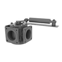 3-veis kran 6" m/hydraulisk styring