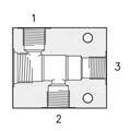 Hus for 50/3 1/2" G STÅL 50-C3-B08/FE
