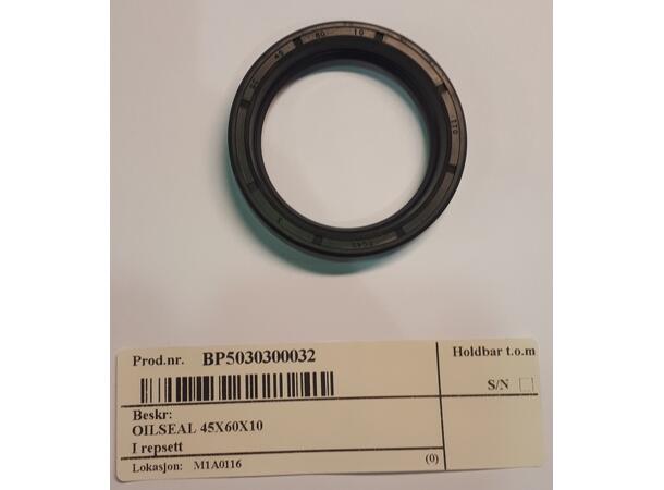 OILSEAL 45X60X10 I repsett