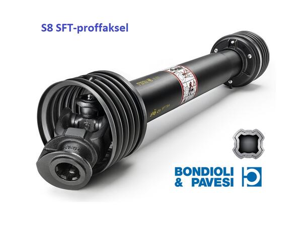 S8 SFT AKSEL m/LR35 3500Nm 1 3/4"Z6 m/50t smøreintervall / smøring i lager