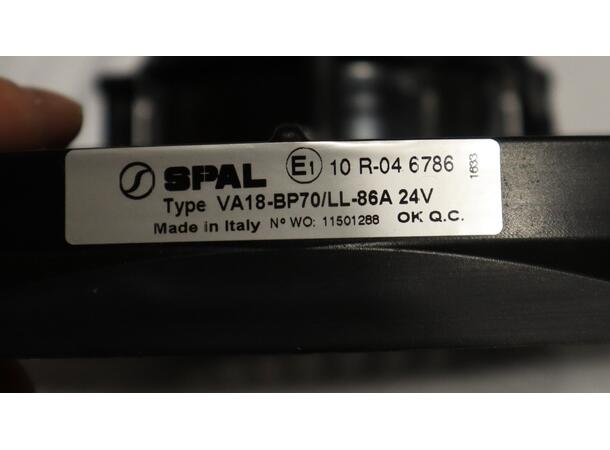 Vifte sug A56/A65 24V 1EAX kompl. (2018) SPAL: VA18-BP70/LL/86A
