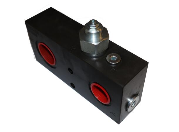 Blokk for bakmontert kran 1"-1 1/4" med LPI 50 P=1", T=1 1/4"