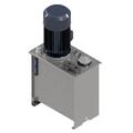 Aggregat 37 l/min 300bar 160L 18,5kW - stempelpumpe fast