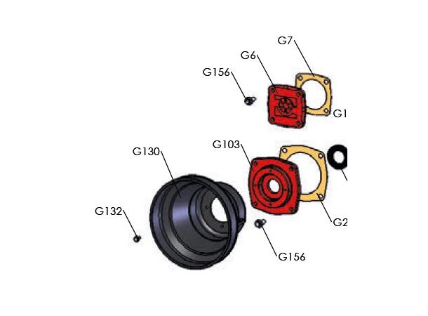 G103 Deksel Gearkasse GARDA