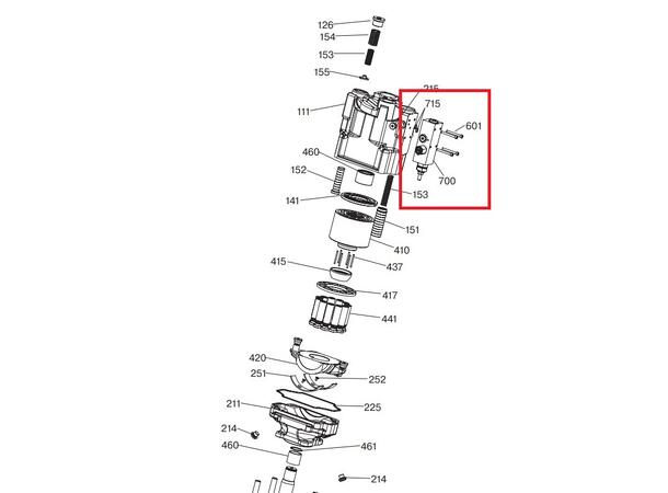 Regulator for VP1-095/110/130-RA-ZX-Z-00