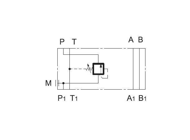 Sekvensventil MSD5/50, 50-280 bar Cetop 03