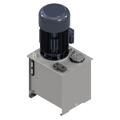 Aggregat 93 l/min 290bar 250L 45kW - stempelpumpe fast