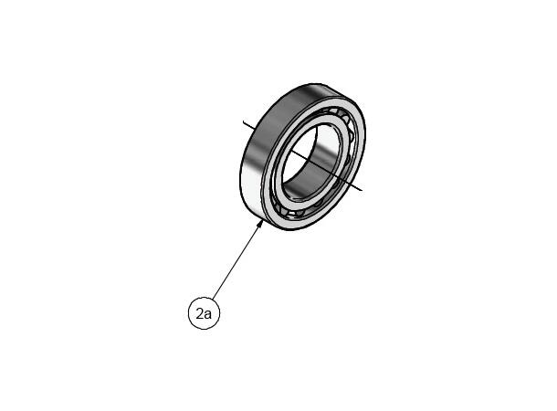 kulelager 32214 Ø125x70x33,25 2a