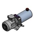 Miniagg. 0,5 ccm 230/400V, 0,25 kW 2L AC motor 3 fas, 1400 omdr.