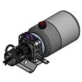 Miniagg. 1,20 ccm 12V, 0,8 kW 5L med DC startmotor m/rele