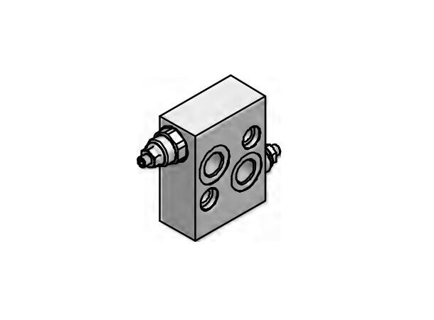 Trykkbegr.ventil dbl. for  MCSY VAU/DE 1/2"C (OMS)