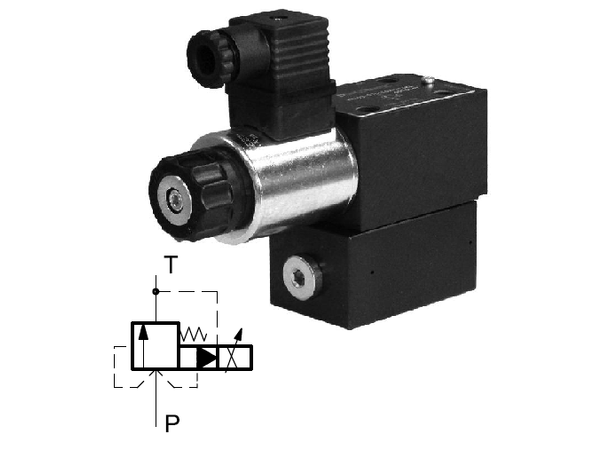 Trykkbegrenser prop. PRE3 Cetop 03, 40l/min 5-350bar pilotoperert
