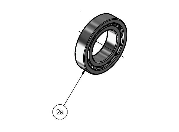 kulelager 32215 Ø130x75x33,25 2a