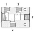 Hus for 50/4 1/2" G 4 - STÅL 50-C4-B08/FE