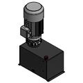 Miniagg. 9,80 ccm 230/400V, 3,00 kW 25Lv AC motor 3 fas, 1400 omdr.