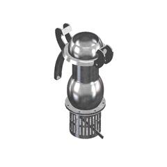 BAUER bunnventil han 3-1/2"/ Ø89 m/tilbakeslagsventil