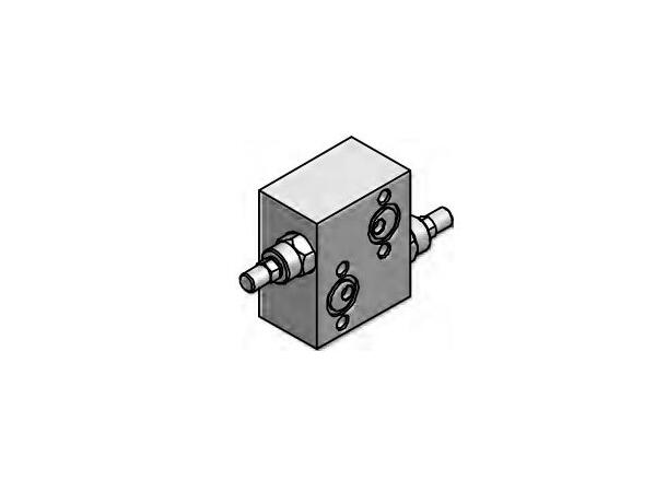 Oversenterv. dbl. for motor MCPN MCRN VBCDF-DE 1/2"-PR