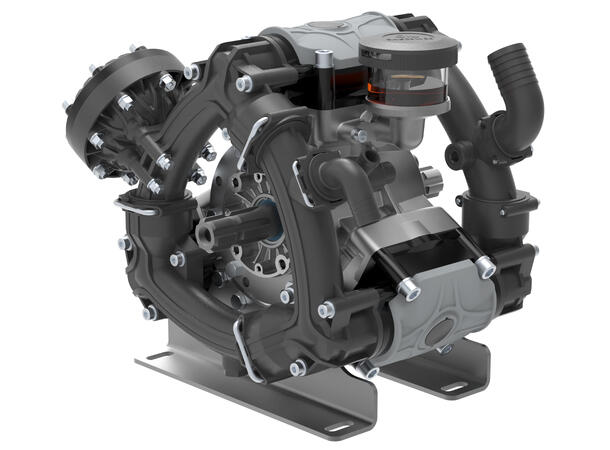 Spylepakke vei 150 L/min 20 bar BPS 160, spylerør og 6 dyser