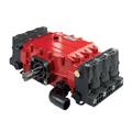 Stempelpumpe YA150 m.fot 128 l/min 50bar YA 150, 650 rpm.  Ø35mm og 1 3/8"-Z6