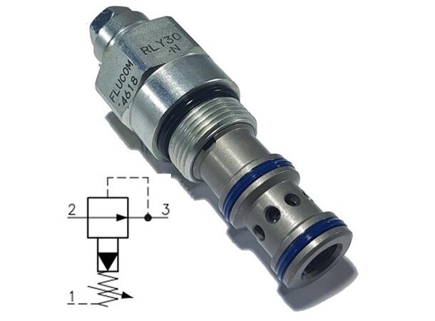 Trykkred.v. RLY 30/T-N 40l/min INOX 10-210bar