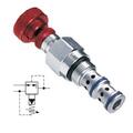 Trykkred.v./begr.v., RLP 30/Q-V 105-420bar 40l/min m/ratt